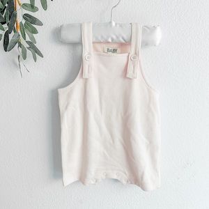 Cotton on light pink overalls